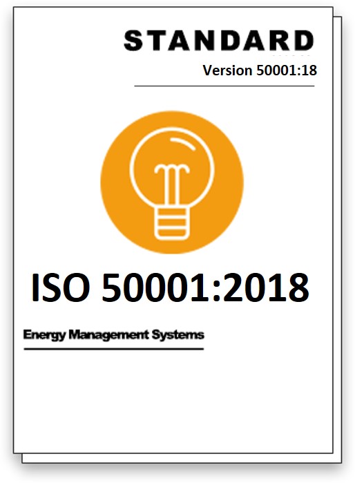 Graphic of the ISO 50001:2018 Energy Management System Standard